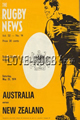 Australia v New Zealand 1974 rugby  Programme